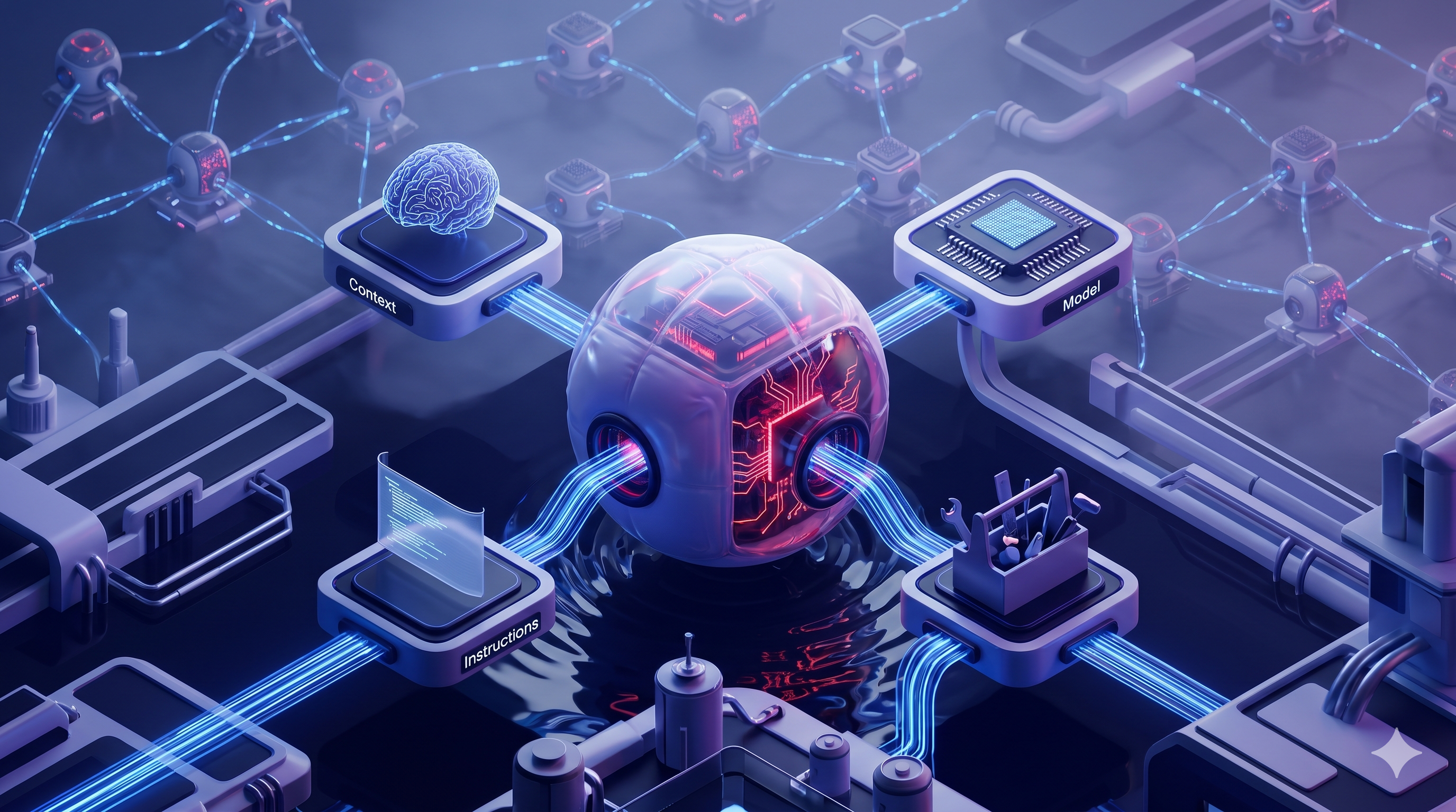 Agentic Engineering — Hero Illustration